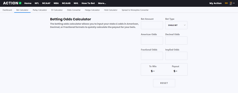 Free Parlay Calculator at