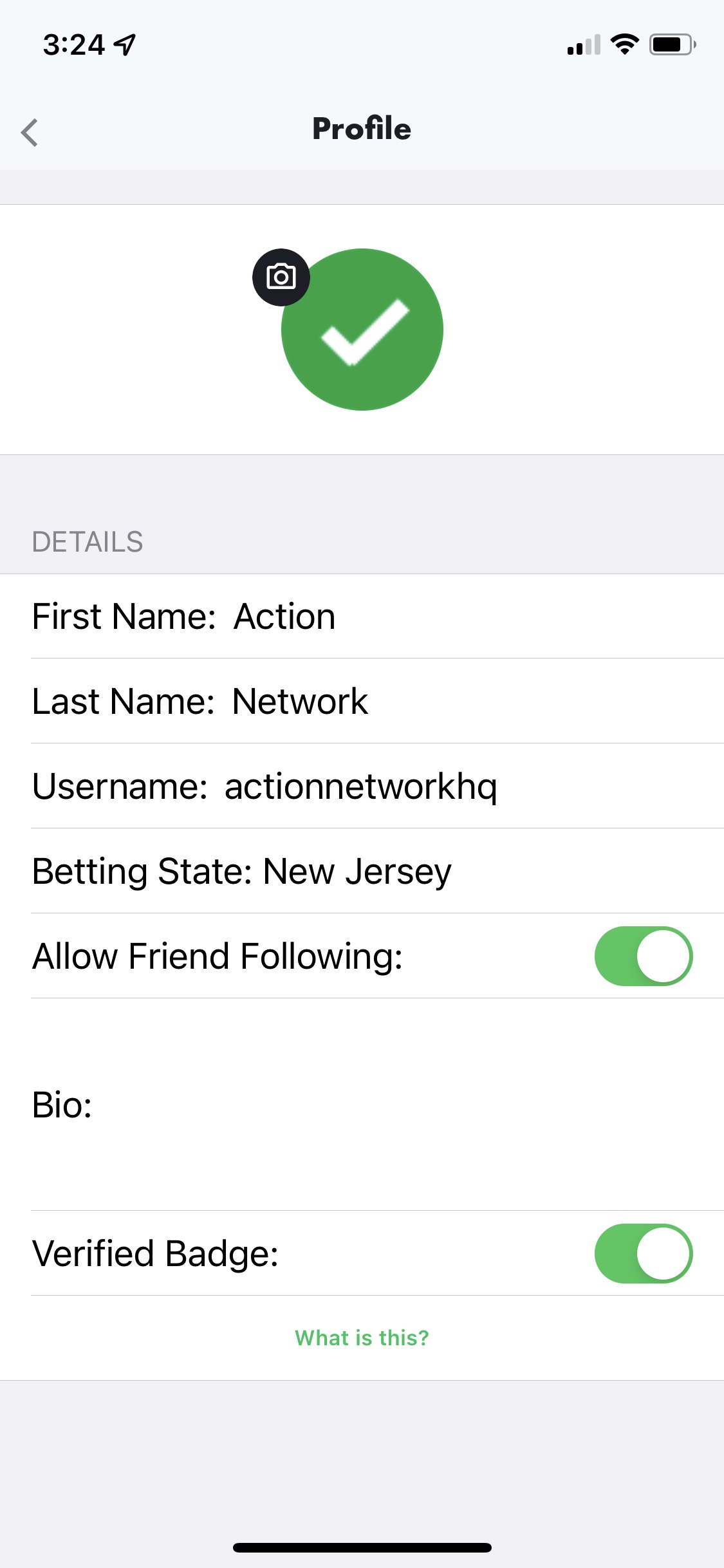private profile